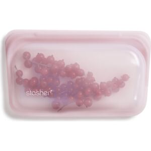 Torebka silikonowa na przekąski Stasher różowa