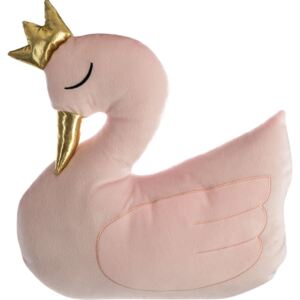 Różowa poduszka łabędź dla dziecka to doskonała dekoracja do pokoju każdej dziewczynki