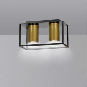 TIPER 2 BLACK / GOLD spot halogen plafon sufitowy LED czarno złoty design
