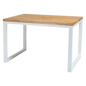 SELSEY Stół Owens 120x80 cm z białą podstawą