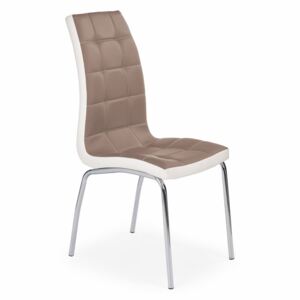 Krzesło K186 cappuccino - biały