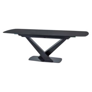 SELSEY Stół rozkładany Vikin 160-220x90 cm czarny
