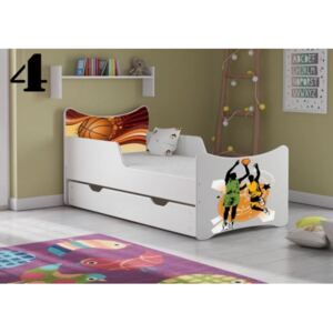 Łóżko SMB z materacem grafika BASKETBALL, wniesienie i montaż