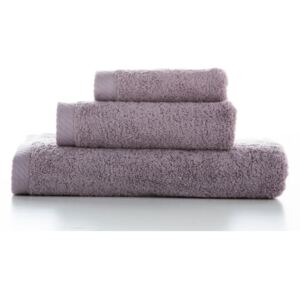 Zestaw 3 fioletowych bawełnianych ręczników El Delfin Lisa Coral, 70x140 cm