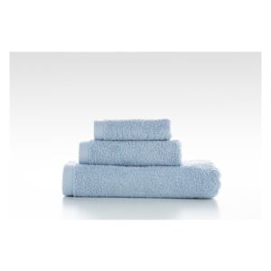 Zestaw 3 jasnoniebieskich bawełnianych ręczników El Delfin Lisa Coral, 70x140 cm