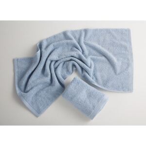 Jasnoniebieski bawełniany ręcznik El Delfin Lisa Coral, 30x50 cm
