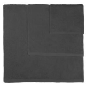 Zestaw 3 ciemnoszarych ręczników Artex Alfa
