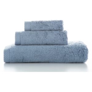 Zestaw 3 niebieskich bawełnianych ręczników El Delfin Lisa Coral