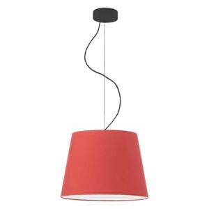 Designerska lampa wisząca TUNIS - kolor czerwony