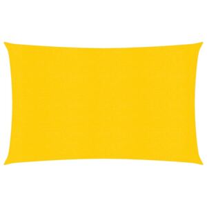 Żagiel przeciwsłoneczny, 160 g/m², żółty, 2x4 m, HDPE