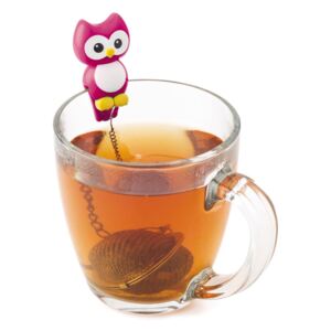 Zaparzaczka do herbaty (różowa) Hoot MSC