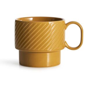 Filiżanka do herbaty z uchem (żółta) Coffee Sagaform