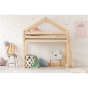 Drewniane łóżko EMMA, 140x70