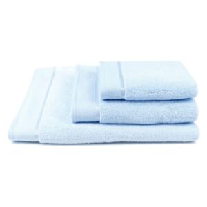 Ręcznik z mikrobawełny jasnoniebieski niebieski