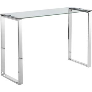 Luksusowy stół/ konsola, szkło i chrom