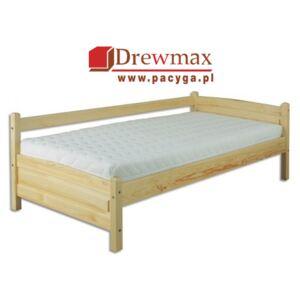Łóżko sosnowe LK 132 Drewmax - 90x200, Dąb