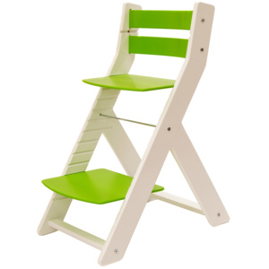 Wood Partner Krzesełko dla dziecka MONY białe, buk, BEZPŁATNY ODBIÓR: WROCŁAW!