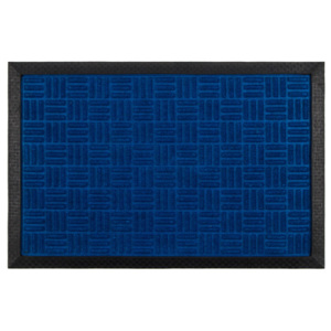 Trade Concept Wycieraczka gumowa niebieski, 40 x 60 cm