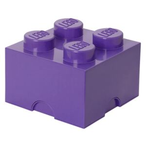 Fioletowy pojemnik kwadratowy LEGO®
