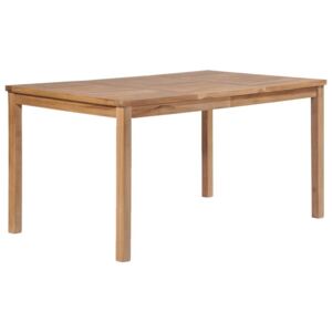 Stół do ogrodu, lite drewno tekowe, 150 x 90 x 77 cm