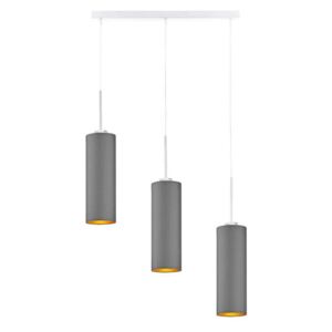 Lampa wisząca glamour na białym stelażu - EX389-Bornela - 5 kolorów