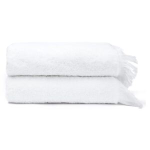Zestaw 2 białych ręczników ze 100% bawełny Bonami, 50x90 cm