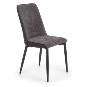 Tapicerowane krzesło na metalowych nogach K368