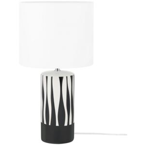 Lampa stołowa czarna/biała 47 cm NAVESTI