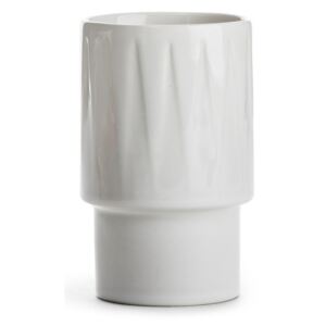 Kubek, biały, ceramika, 0,4 l, wys. 13 cm