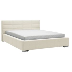 Beżowe łóżko 2-osobowe Mazzini Beds Reve, 180x200 cm