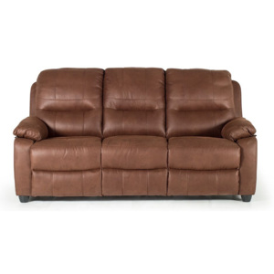 Sofa tapicerowana 3 osobowa, Morley" Dark Brown