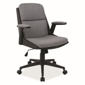 Fotel biurowy Q-332 szary/czarny ☞ Kupuj w Sprawdzonych i wysoko Ocenianych sklepach