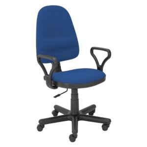Fotel biurowy BRAVO C14 niebieski obrotowy NOWY STYL