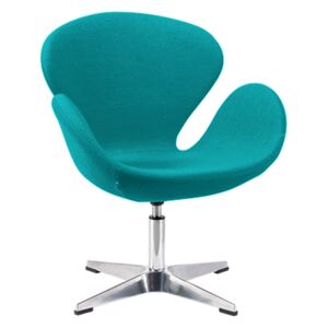 Fotel Andora Chrom : Kolor - turkusowy