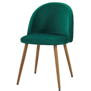 Krzesło SONG plaster miodu/ zielony/ noga dąb