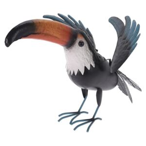 Dekoracyjny ptak Tukan do ogrodu 33 cm
