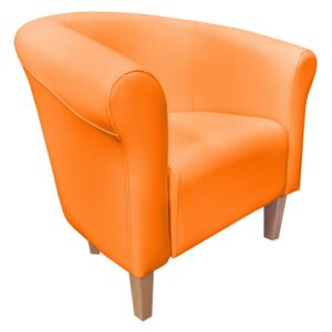 Fotel Milo D20 pomarańczowy nogi 15 buk