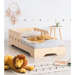 Drewniane pojedyncze łóżko dziecięce 16 rozmiarów - Filo 5X