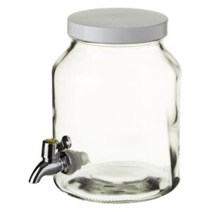 Słój szklany na lemoniadę z kranikiem Unimasa, 3,4 l