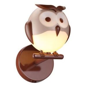 Milagro kinkiet lampa ścienna LED OWL brązowy 245