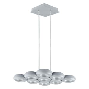 Auhilon lampa wisząca LED TYTANIO-9 GREY srebrny MD16012-9 SG