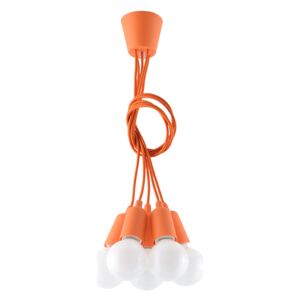 Sollux lampa wisząca DIEGO pomarańczowy SL.0586