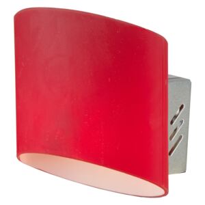 Lampa ścienna do sypialni czerwona Light Prestige Saragossa LP-B 1111/1 czer