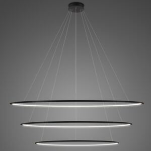 Lampa wisząca czarna do salonu Altavola Led shape LED LA075/P_180_in_4k_black