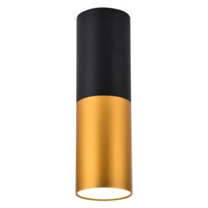 Lampa natynkowa tuba czarna złota Candellux TUBA 2281728