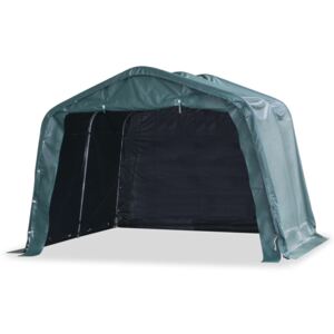 Namiot dla bydła, ruchomy, PVC, 550 g/m², 3,3 x 3,2 m, zielony