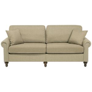 Sofa tapicerowana BELIANI Otra, 3-osobowa, piaskowa, 84x195x76 cm