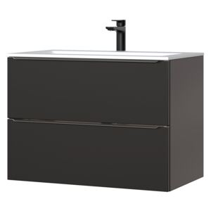 SELSEY Szafka pod umywalkę Ursala 80 cm czarna