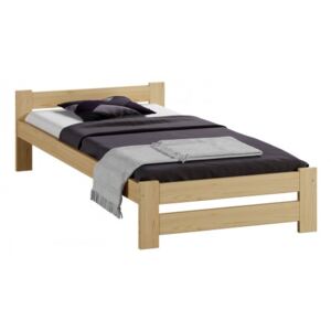 Łóżko drewniane Inter 90x200 EKO z materacem piankowym Megana
