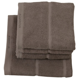 Ręcznik do rąk Aquanova Adagio 30 x 50 cm, brązowy